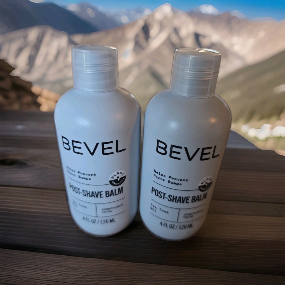 2X Bevel Post Shave Balm Aftershave Razor Bumps 4 Oz Men Alcohol Free NEW